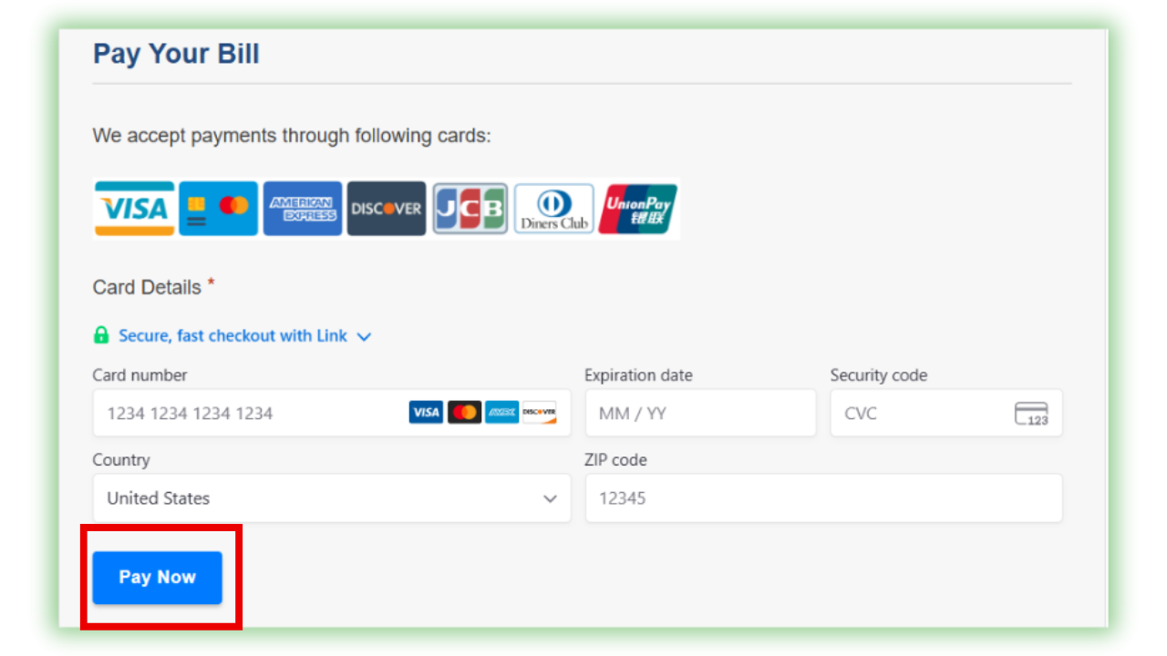 flight reservations form submit button