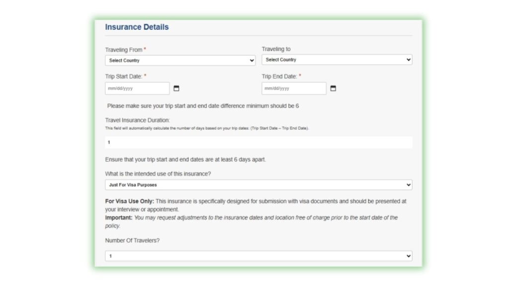 medical travel insurance form stem 3